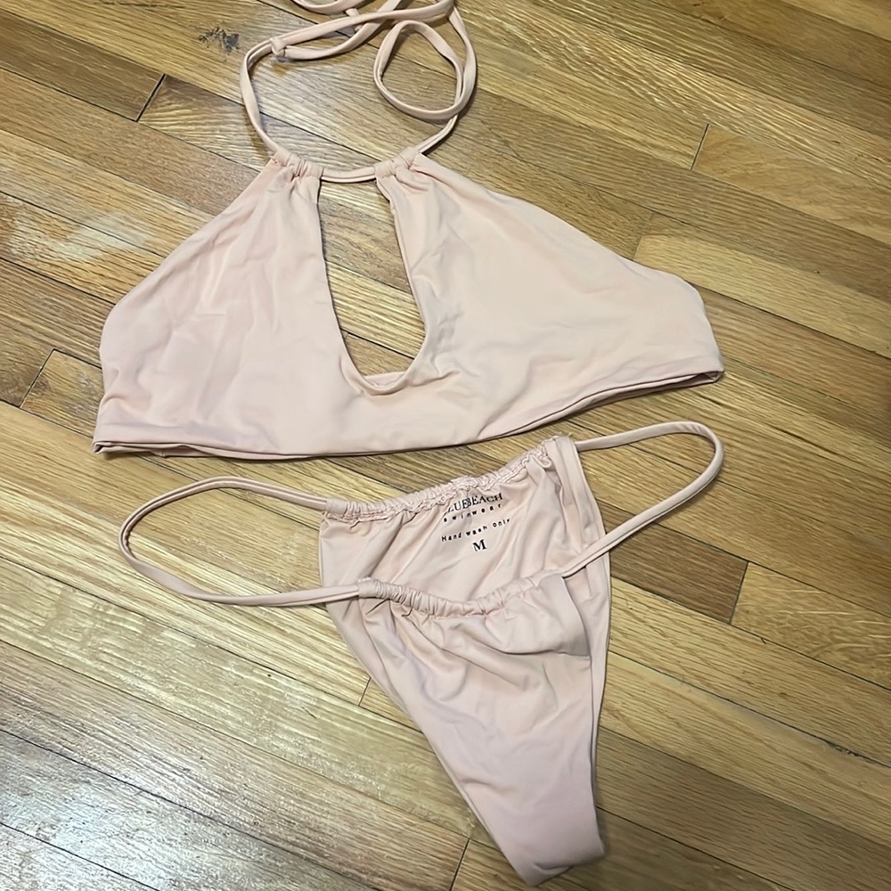 Blue beach swimwear